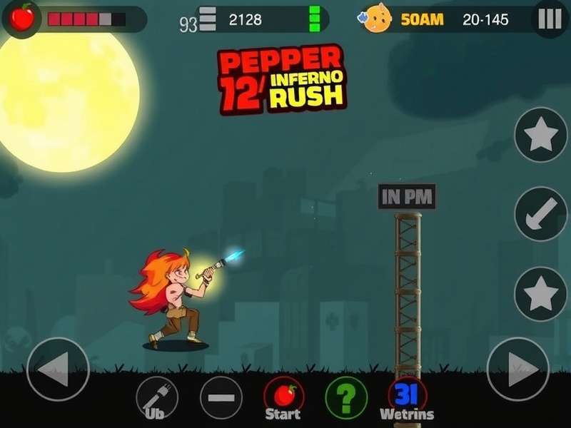Pepper Inferno Rush Gameplay Screenshot